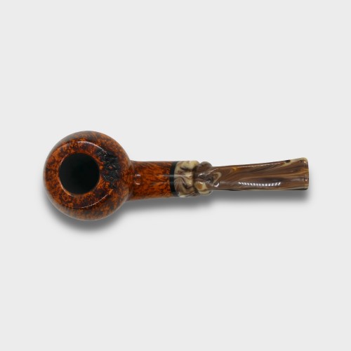 P Jeppesen IDA Handmade gr 5 Smooth Bent 9mm Filter Fishtail Pipe (NEER408)