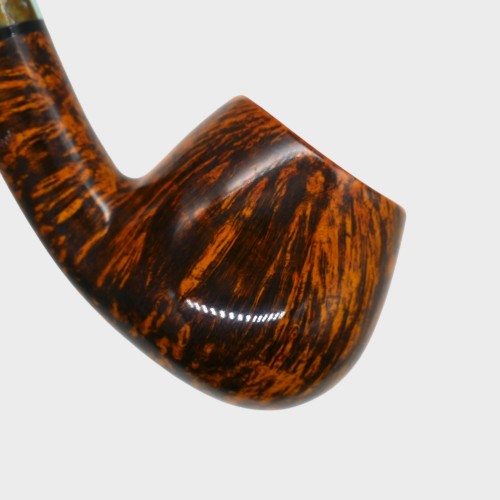 P Jeppesen IDA Handmade gr 5 Smooth Bent 9mm Filter Fishtail Pipe (NEER409)