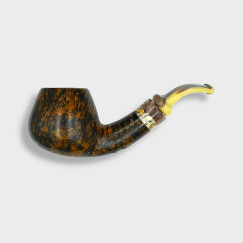 P Jeppesen IDA Handmade gr 3 Smooth Bent 9mm Filter Fishtail Pipe (NEER428)