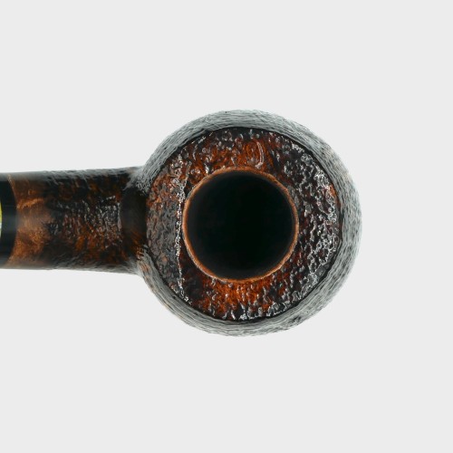 P Jeppesen IDA Handmade gr 3 Rusticated Bent 9mm Filter Fishtail Pipe (NEER434)