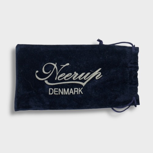 P Jeppesen IDA Handmade gr 4 Smooth Bent 9mm Filter Fishtail Pipe (NEER418)