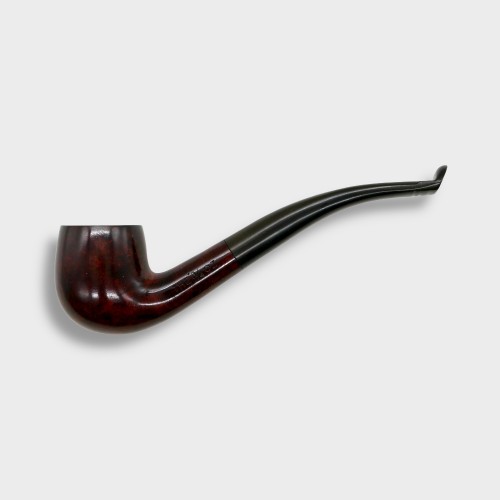 Orlik 3/4 OZ Briar Dental Bent Metal Filter Pipe (OR120)