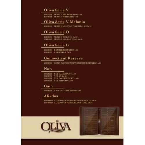 Oliva Christmas Advent Calendar Sampler - 25 Premium Cigars