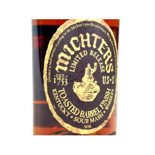 Michters Toasted Barrel Finish Sour Mash Whiskey - 43% 70cl