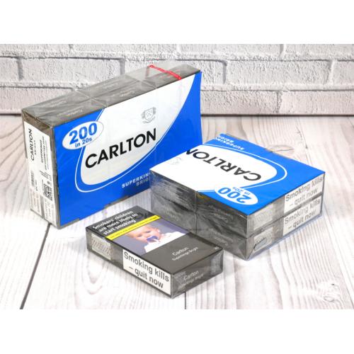 Carlton Bright Blue Superking - 10 Packs of 20 cigarettes (200)