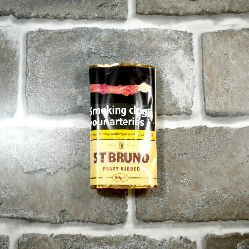 St Bruno Ready Rubbed Pipe Tobacco 50g Pouch