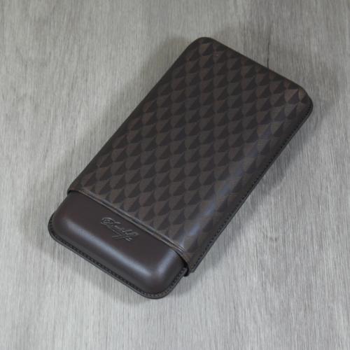 Davidoff Essentials Curing XL-3 Cigar Case - 3 Cigars - Brown (End of Line)