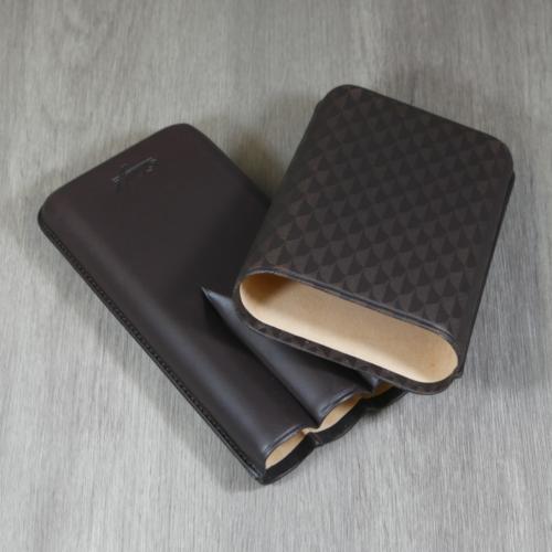 Davidoff Essentials Curing XL-3 Cigar Case - 3 Cigars - Brown (End of Line)