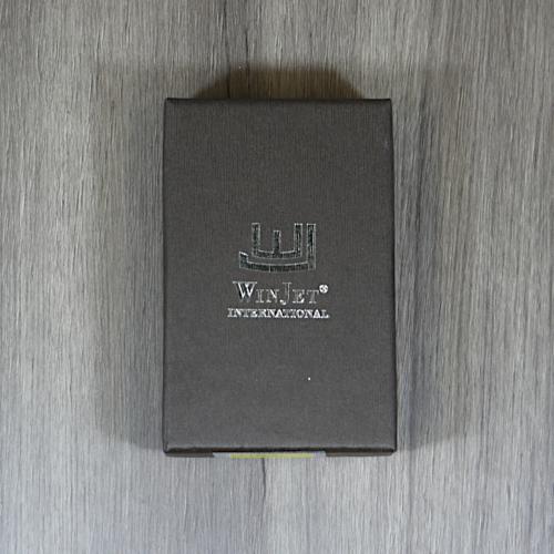 Winjet Twin Jet Lighter & Punch Cut - Brushed Chrome