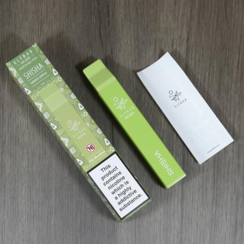 Elf Bar MC600 Disposable Vape Bar - Shisha Green Apple