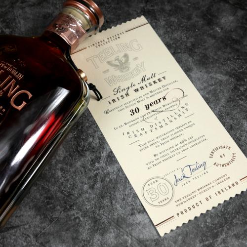 Teeling 30 Year Old Vintage Reserve Whiskey - 46% 70cl