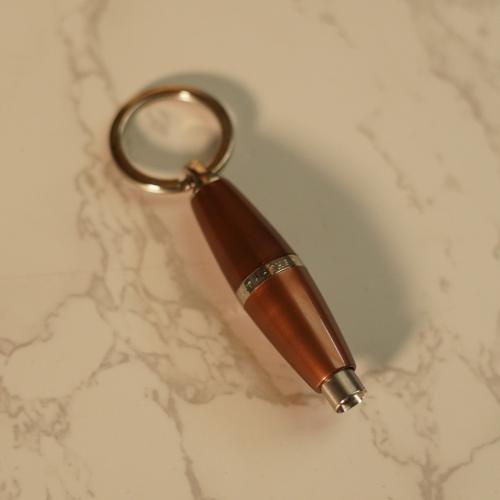Dunhill White Spot Bullet Cigar Cutter Acrylic Copper