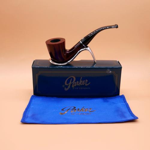 Parker Knight Bent Dublin Metal Filter Fishtail Pipe (PAR178)