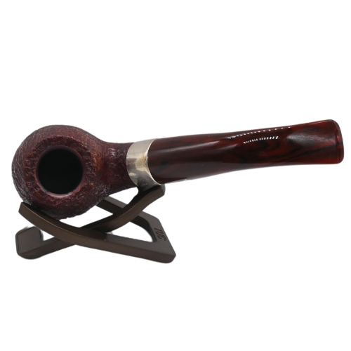 Peterson Irish Harp 03 Smooth Silver Mounted Fishtail Pipe (PE2687)
