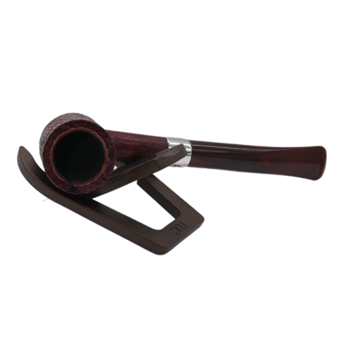 Peterson Irish Harp 124 Sandblast Silver Mounted Fishtail Pipe (PE2706)