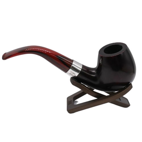 Peterson Irish Harp 68 Smooth Silver Mounted Fishtail Pipe (PE2735)