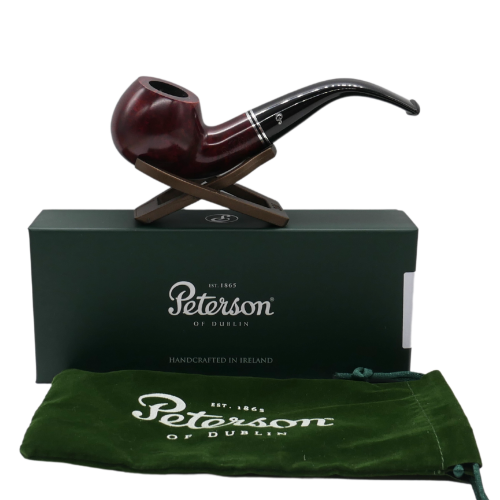 Peterson Killarney 03 Red Smooth Bent Fishtail Pipe (PE2743)