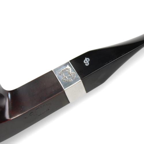 Peterson Sherlock Holmes Baker Street Smooth Silver Mounted P Lip Pipe (PE2996)