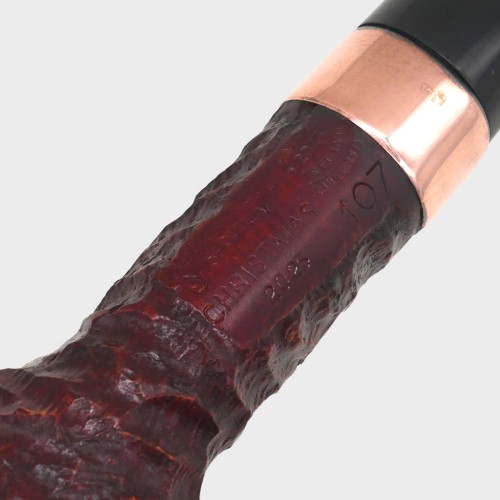 Peterson Christmas 2025 Copper 107 Rusticated PLip Pipe (PE3017)