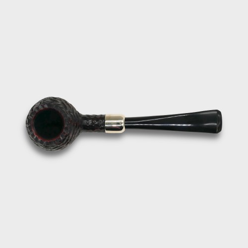 Peterson Irish Made Army 406 Rustic Nickel Mounted Fishtail Pipe (PE3068)