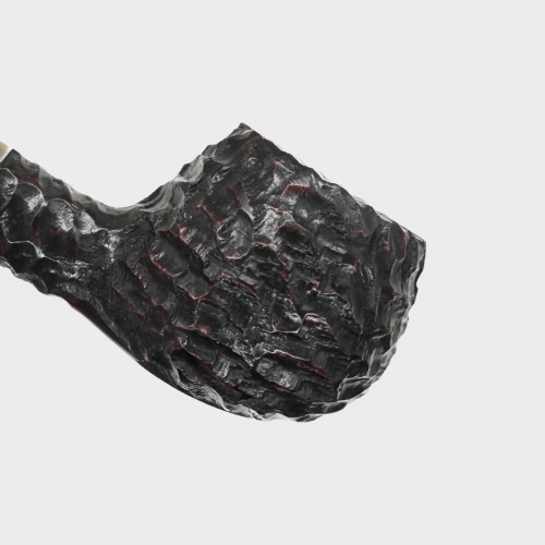 Peterson Irish Made Army 406 Rustic Nickel Mounted Fishtail Pipe (PE3068)