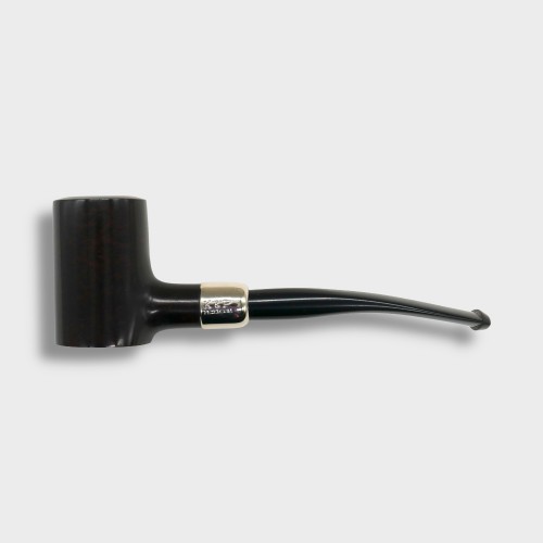 Peterson Irish Made Army 701 Smooth Heritage Nickel Mounted Fishtail Pipe (PE3069)