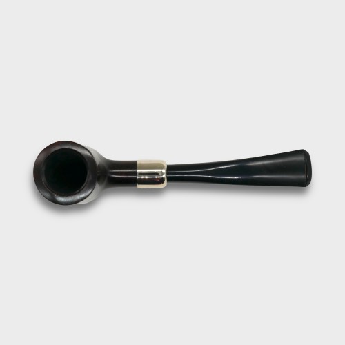 Peterson Irish Made Army 701 Smooth Heritage Nickel Mounted Fishtail Pipe (PE3069)