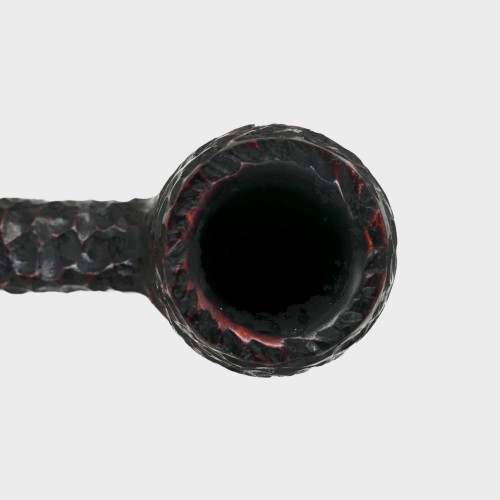 Peterson Irish Made Army 85 Rustic Nickel Mounted Fishtail Pipe (PE3081)