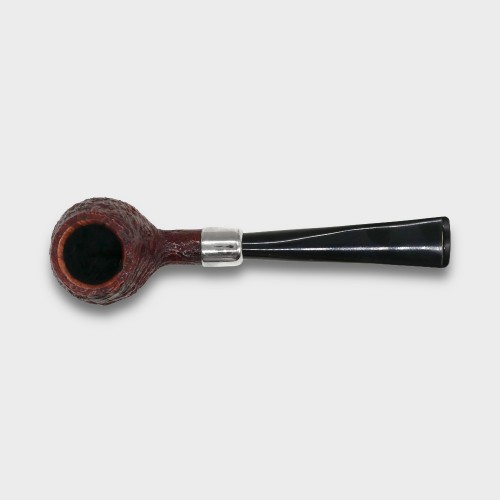 Peterson Irish Made Army 406 Sandblasted Nickel Mounted Fishtail Pipe (PE3110)