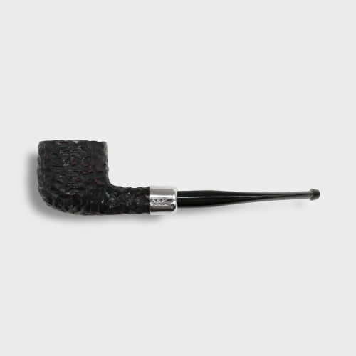Peterson Irish Made Army 608 Rustic Nickel Mounted Fishtail Pipe (PE3111)