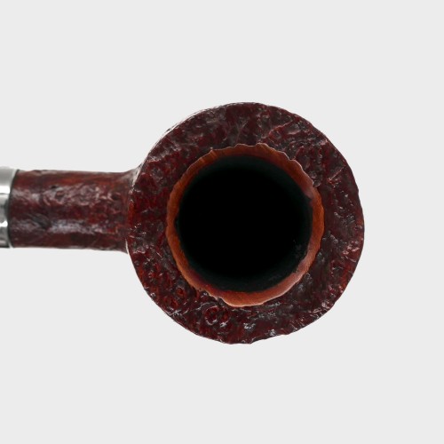 Peterson Irish Made Army 608 Sandblast Nickel Mounted Fishtail Pipe (PE3113)