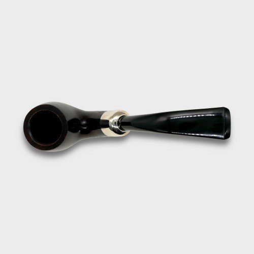Peterson Irish Made Army 160 Smooth Heritage Nickel Mounted Fishtail Pipe (PE3138)