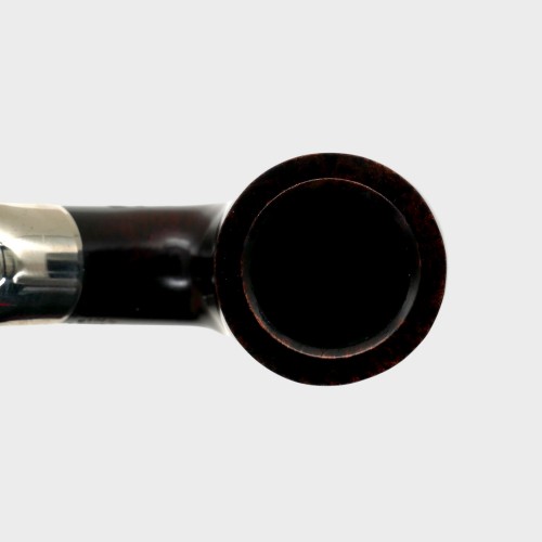 Peterson Irish Made Army 160 Smooth Heritage Nickel Mounted Fishtail Pipe (PE3138)
