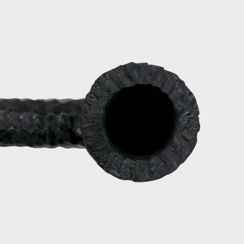 Peterson Dracula 120 Rusticated Ebony Nickel Mounted Fishtail Pipe (PE3181)