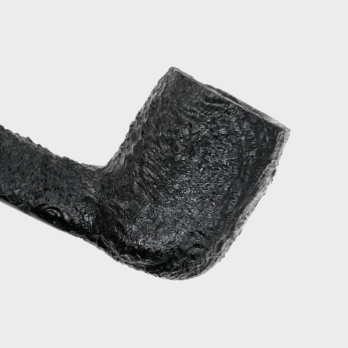 Peterson Dracula X105 Sandblasted Ebony Nickel Mounted Fishtail Pipe (PE3190)