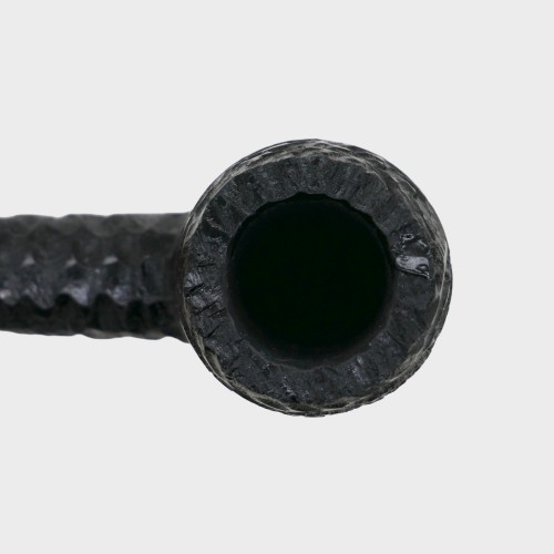 Peterson Dracula 6 Rusticated Ebony Nickel Mounted Fishtail Pipe (PE3220)