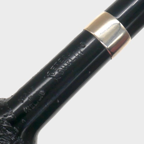Peterson Belgique Sandblasted Nickel Mounted Fishtail Pipe (PE3320)