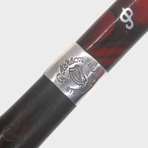 Peterson Irish Harp 3085 Smooth Silver Mounted Fishtail Pipe (PE3326)