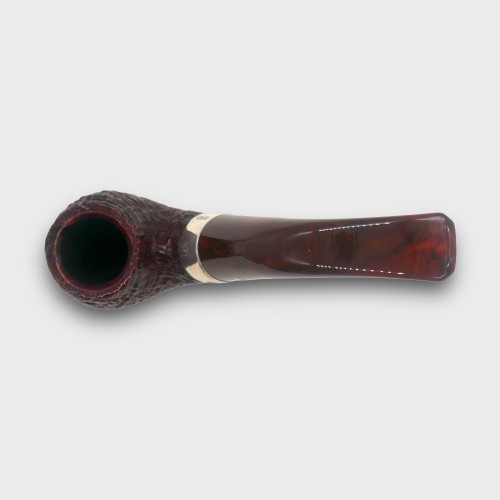 Peterson Irish Harp 03 Sandblast Silver Mounted Fishtail Pipe (PE3332)