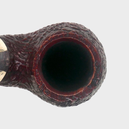 Peterson Irish Harp 03 Sandblast Silver Mounted Fishtail Pipe (PE3332)