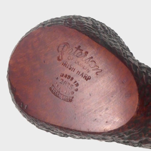 Peterson Irish Harp 03 Sandblast Silver Mounted Fishtail Pipe (PE3332)