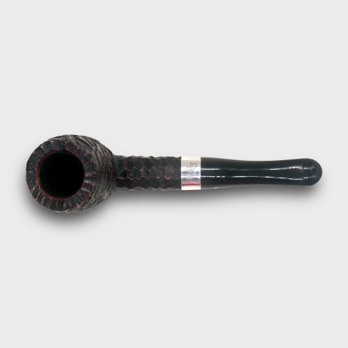 Peterson Pub Rustic Silver Mounted Straight P Lip Pipe (PE3346)