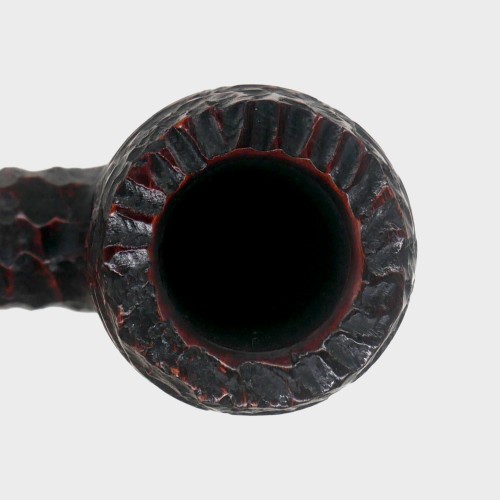 Peterson Pub Rustic Silver Mounted Straight P Lip Pipe (PE3346)