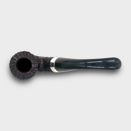 Peterson Sherlock Holmes Original Rustic Silver Mounted P Lip Pipe (PE3347)
