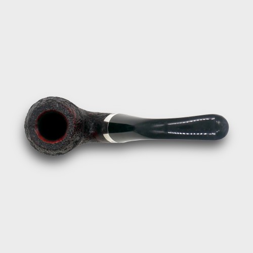 Peterson Sherlock Holmes Watson Sandblast Silver Mounted P Lip Pipe (PE3349)