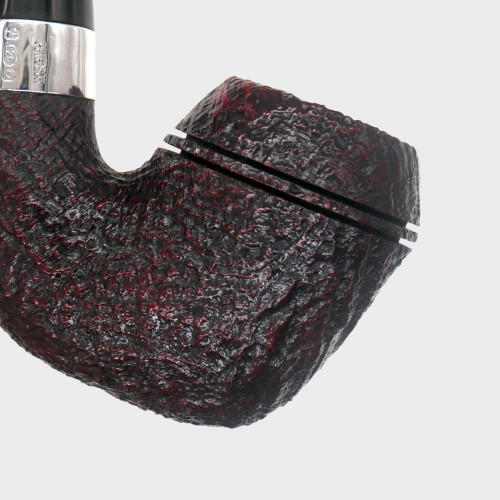 Peterson Sherlock Holmes Watson Sandblast Silver Mounted P Lip Pipe (PE3349)