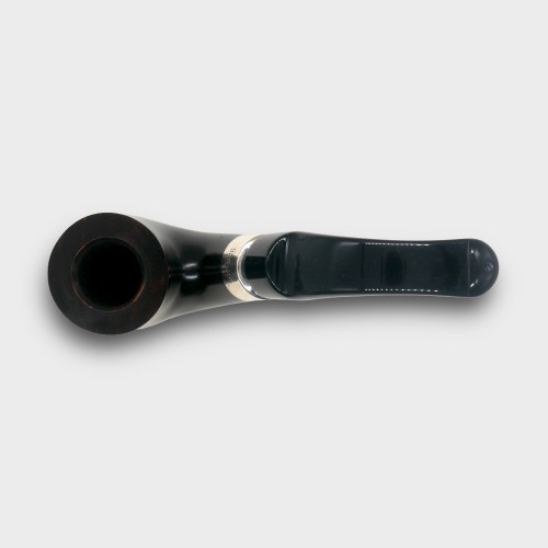 Peterson Pub Smooth Heritage Silver Mounted Bent P Lip Pipe (PE3356)