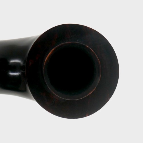 Peterson Pub Smooth Heritage Silver Mounted Bent P Lip Pipe (PE3356)