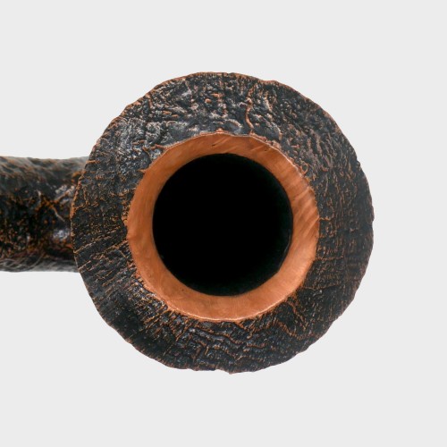 Peterson Arklow B10 Sandblast Silver Mounted Fishtail Pipe (PE3357)