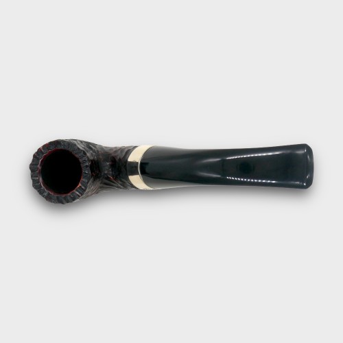 Peterson Donegal Rocky 338 Nickel Mounted Bent Fishtail Pipe (PE3375)
